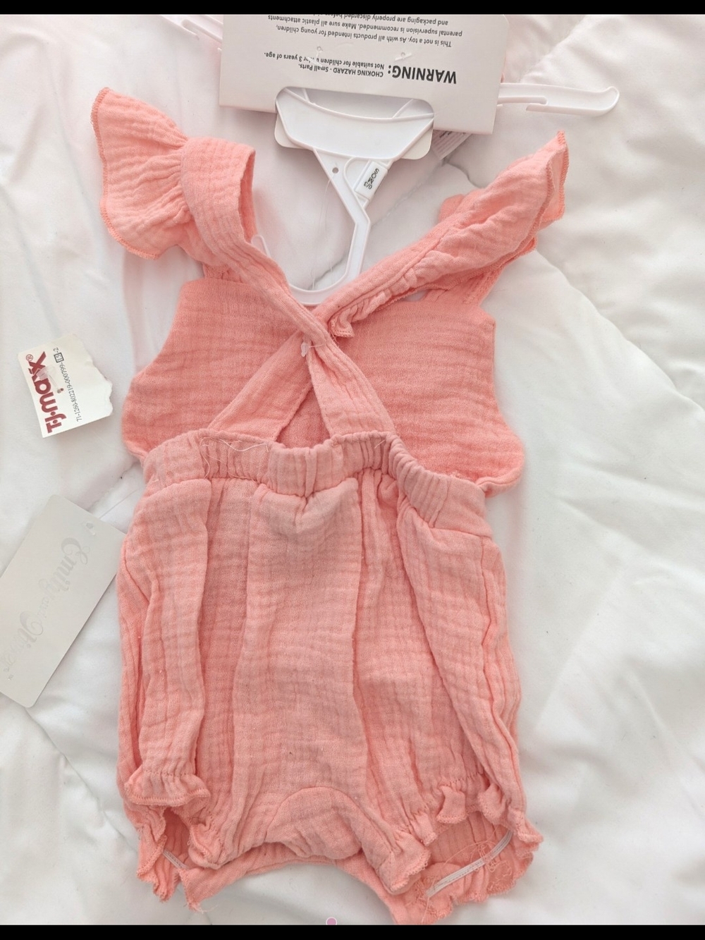 Floral Ruffle Baby Romper - Multi Color - Picture 12 of 13